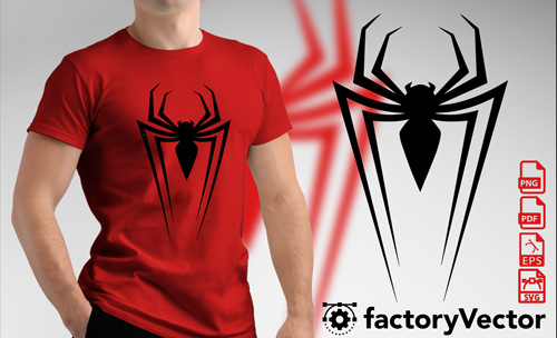 Factory Vector - spiderman logo