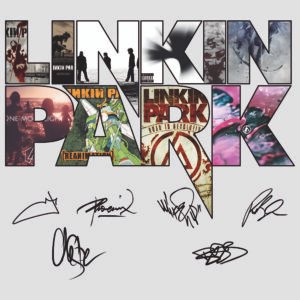 Playera Linkin Park discos y firmas