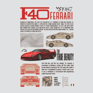 diseños autos ferrari f40