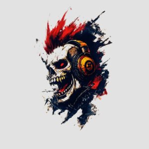 dtf 4 calavera punk