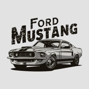 ford mustang gray