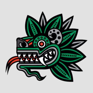 serpiente quetzalcoatl rostro
