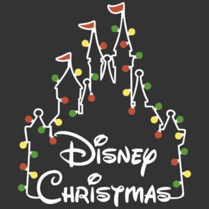 Disney Christmas Castillo Luces