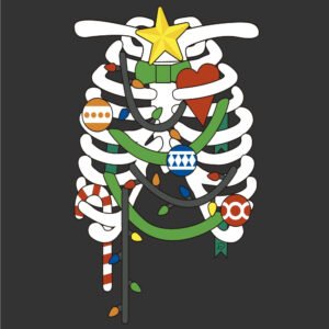 Esqueleto Torso Navideño