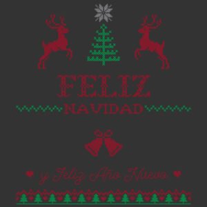 Feliz Navidad y Próspero Año Nuevo Bordado