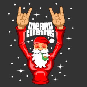 Merry Christmas Santa rockero