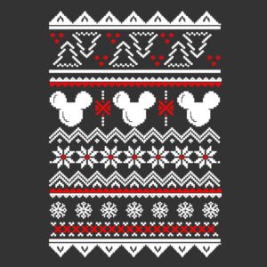 Mickey Mouse pixel navidad