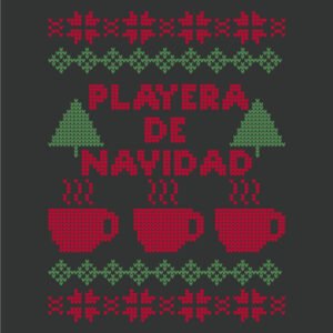 Playera de Navidad Café