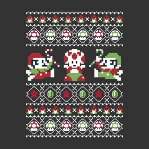 UGLY SWEATER MARIO BROS CHARACTERS