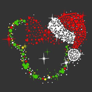 minnie mouse christmas silueta