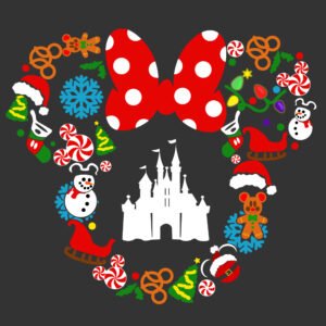 minnie silueta navidad