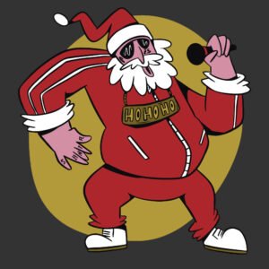 santa claus rapero en karaoke