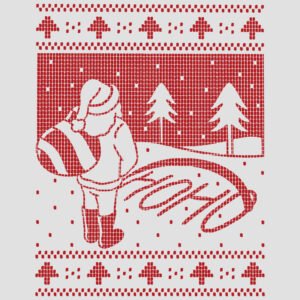 ugly sweater santa irreverente hoho