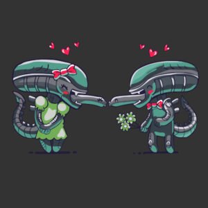 Alien cute parejas