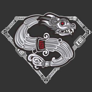 LOGO SUPERMAN AZTECA SERPIENTE Quetzalcóatl