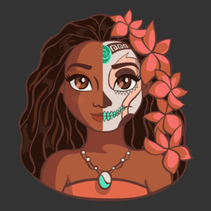 Princesa Moana Día de Muertos