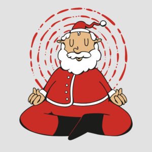 Santa meditando
