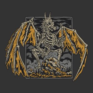 criatura dragon esqueleto