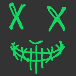 halloween máscara neon the purge