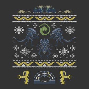 queen xenomorph alien ugly sweater