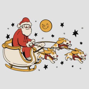 santa dog lover