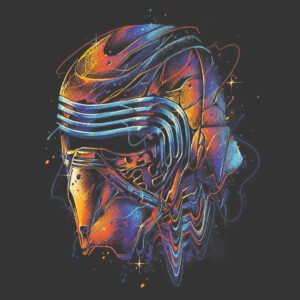Kylo Ren neon mask dripping