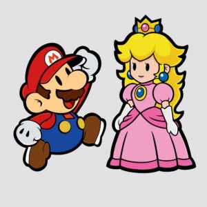Mario bros y la princesa Peach