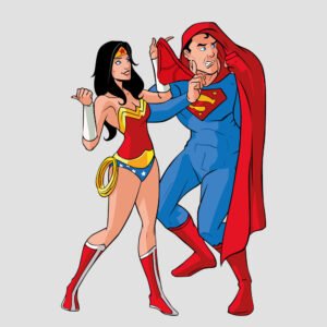 Mujer Maravilla y Superman