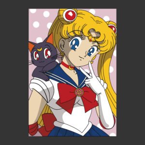 Serena with Luna