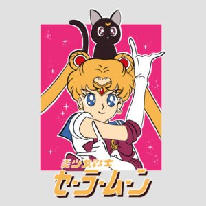 Serena with Luna SAILOR MOON