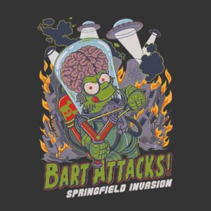 bart attacks springfield invasion