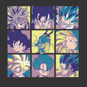 dragon ball sayayin collage characters