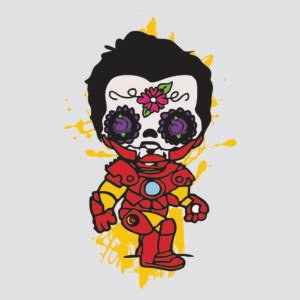 iron man dia de muertos