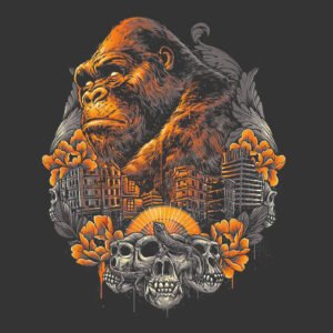 king kong art desing tattoo