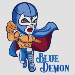 Luchadores Leyenda de México BLUE DEMON