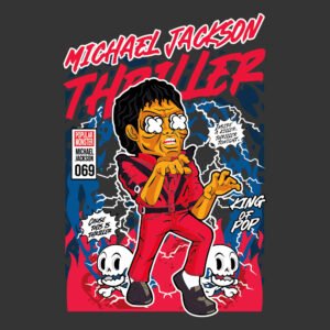 Michael Jackson Thriller Illustration