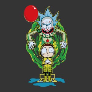 Rick y Morty Modo Pennywise Vector