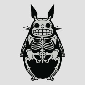 totoro esqueleto