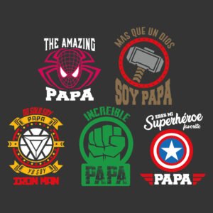 PACK PAPÁ MARVELS