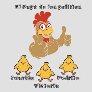 el papá de los pollitos