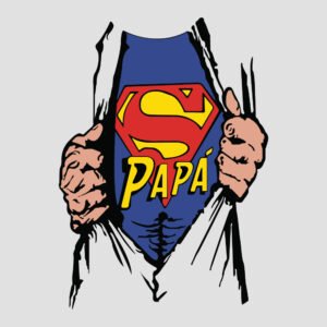 superman papá manos