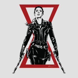 black widow Ilustración