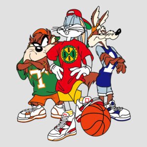 Bugs Bunny Coyote y Taz