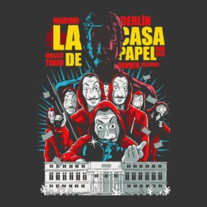 La casa de papel ilustración