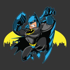batman gothan city illustration art