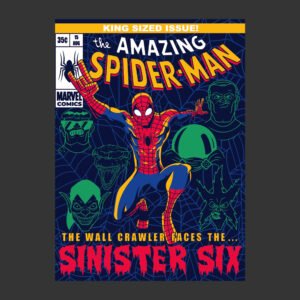 Spiderman the wall crawler faces the sinister six